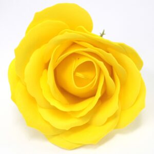 Craft Soap Flowers – Lrg Rose – Yellow | www.artisan-gifts.co.uk 1