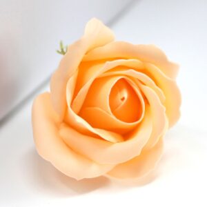 Craft Soap Flowers – Med Rose – Peach | www.artisan-gifts.co.uk 1