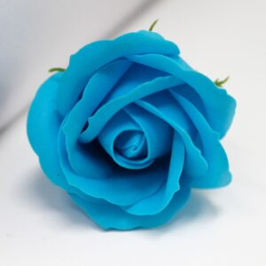Craft Soap Flowers – Med Rose – Royal Blue | www.artisan-gifts.co.uk 1