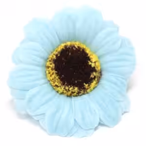 Craft Soap Flowers – Sml Sunflower – Blue | www.artisan-gifts.co.uk 1