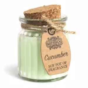 Cucumber Soy Pot of Fragrance Candles | www.artisan-gifts.co.uk 1