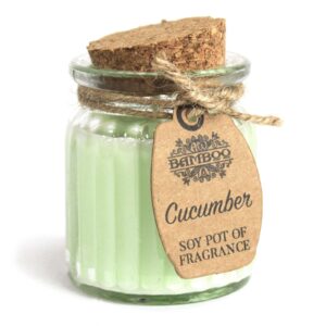 Cucumber Soy Pot of Fragrance Candles | www.artisan-gifts.co.uk 1