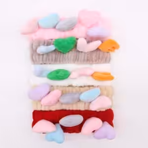 Cute Makeup Headbands – Love & Hearts (assorted) | www.artisan-gifts.co.uk 1