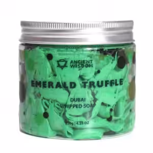 Dubai Whipped Cream Soap – Emerald Truffle 120g | www.artisan-gifts.co.uk 1