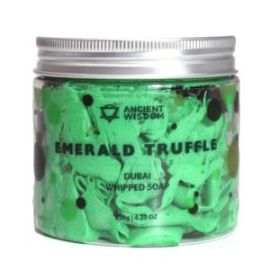 Dubai Whipped Cream Soap – Emerald Truffle 120g | www.artisan-gifts.co.uk 1