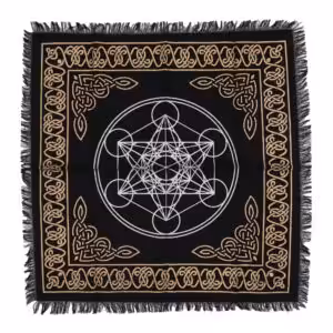 Esoteric Fringed Altar Cloth – Chakra Chart | www.artisan-gifts.co.uk 1