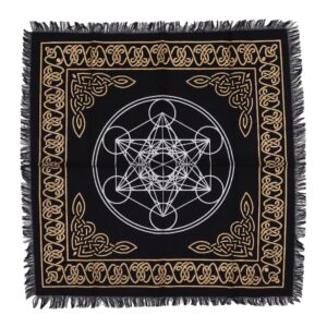 Esoteric Fringed Altar Cloth – Chakra Chart | www.artisan-gifts.co.uk 1