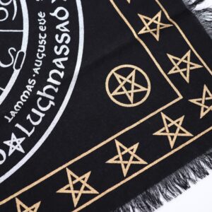 Esoteric Fringed Altar Cloth –  Life Death Rebirth | www.artisan-gifts.co.uk 1