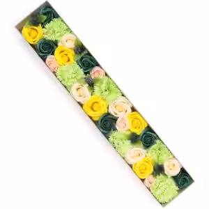 Extra Long Box – Spring Celibrations – Yellow & Greens | www.artisan-gifts.co.uk 1