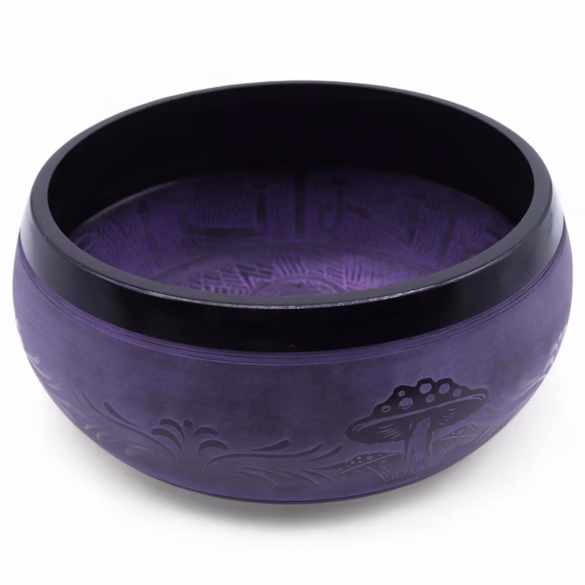 Extra Loud – Mushroom Singing Bowl – Purple Haze (23×10.5cm, 1.3kg) | www.artisan-gifts.co.uk 4 Extra Loud – Mushroom Singing Bowl – Purple Haze (23×10.5cm, 1.3kg) | www.artisan-gifts.co.uk 3