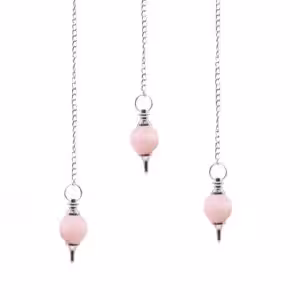 Facted Gemstone Pendulum – Rose Quartz | www.artisan-gifts.co.uk