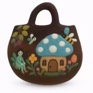 Fairy Garden Felted Bag | www.artisan-gifts.co.uk 1
