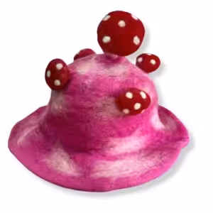 Felted Mushroom Hat – Shocking Pink | www.artisan-gifts.co.uk 1