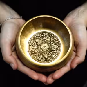 Five Buddha Singing Bowl Set 10cm (min 400gm) | www.artisan-gifts.co.uk 1