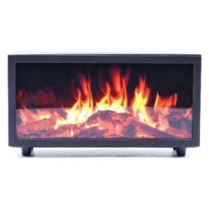 Flame Effect Aroma Diffuser with Birdsound – Black USB – Colour Change | www.artisan-gifts.co.uk 1