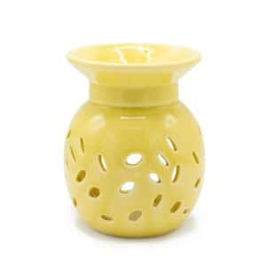 Floral Oil Burner -Yellow | www.artisan-gifts.co.uk 1