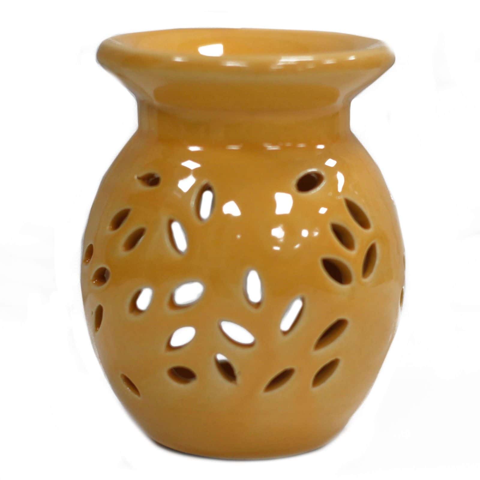 Floral Oil Burner -Yellow | www.artisan-gifts.co.uk 5 Floral Oil Burner -Yellow | www.artisan-gifts.co.uk 4