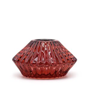 Flower Flip Dinner Candle / Tealight Holder – Vampire Red | www.artisan-gifts.co.uk 1