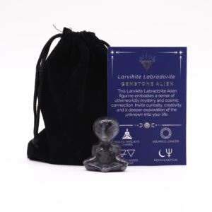 Gemstone Alien – Larvikite Labradorite | www.artisan-gifts.co.uk
