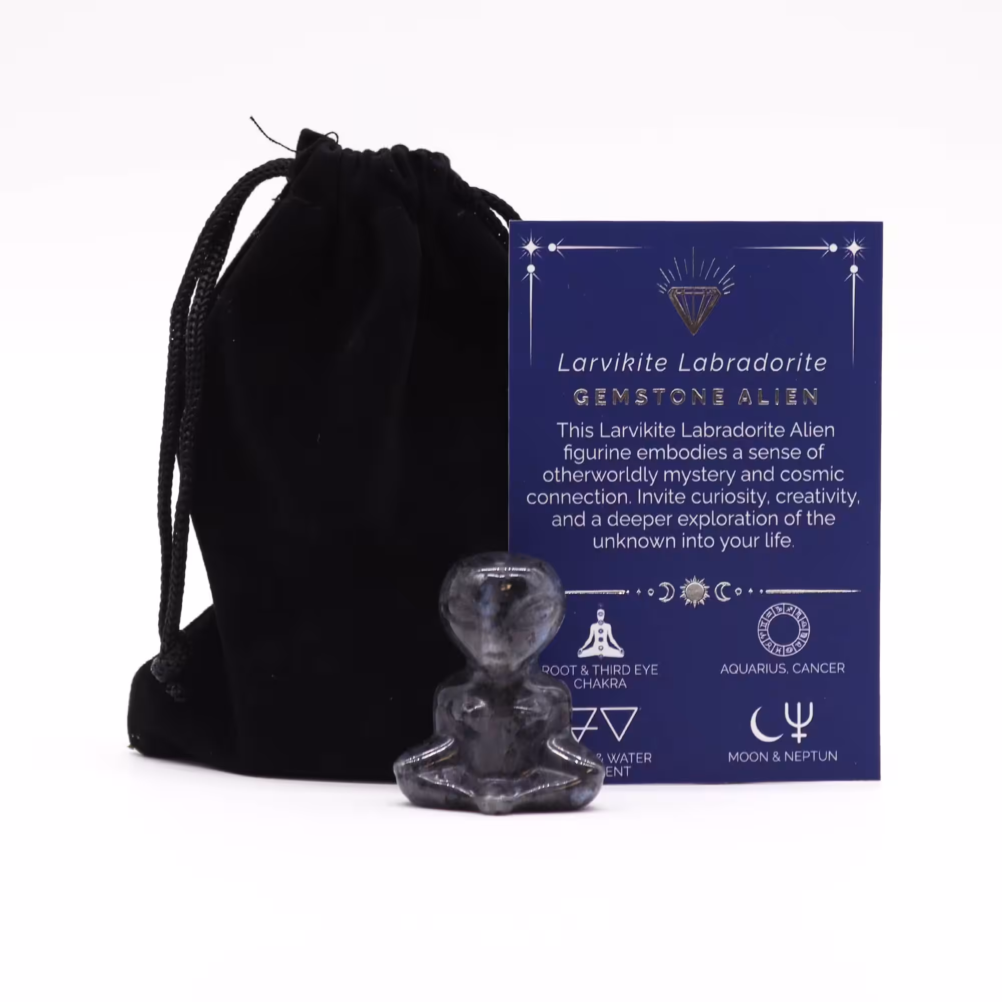 Gemstone Alien – Larvikite Labradorite | www.artisan-gifts.co.uk 2 Gemstone Alien – Larvikite Labradorite | www.artisan-gifts.co.uk