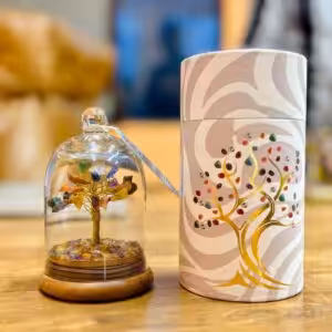 Gemstone Dome Garden – Seven Chakra  – 30 chipstones | www.artisan-gifts.co.uk