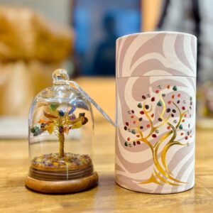 Gemstone Dome Garden – Seven Chakra  – 30 chipstones | www.artisan-gifts.co.uk