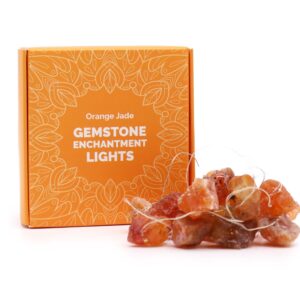 Gemstone Enchantment Lights – Orange Jade | www.artisan-gifts.co.uk 1