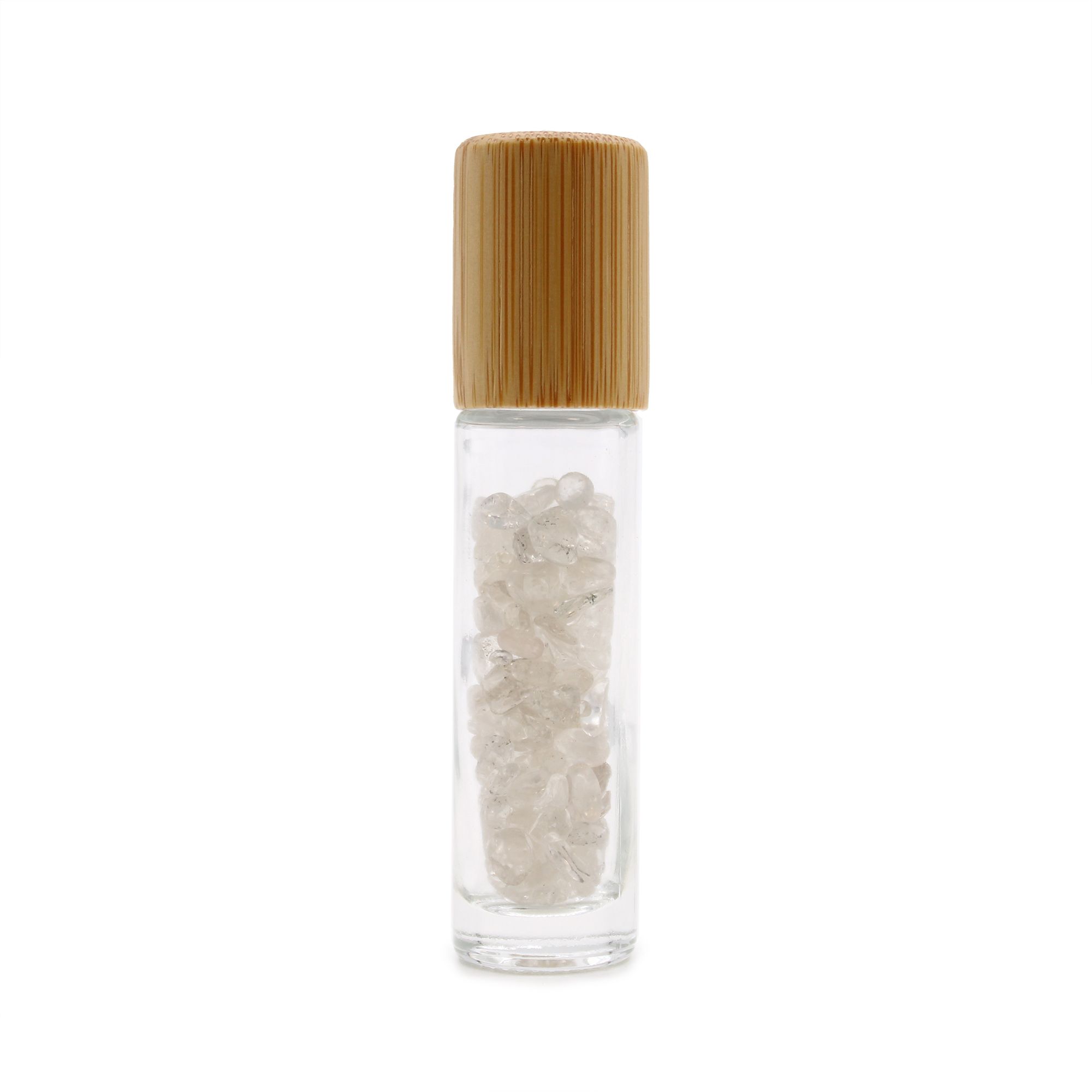 Gemstone Essential Oil Roller Bottle – Rock Quartz – Wooden Cap | www.artisan-gifts.co.uk 4 Gemstone Essential Oil Roller Bottle – Rock Quartz – Wooden Cap | www.artisan-gifts.co.uk 3