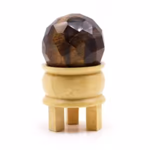 Gemstone Faceted Healing Ball & Stand – Tigereye | www.artisan-gifts.co.uk 1