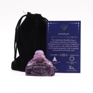 Gemstone Large Buddha – Amethyst | www.artisan-gifts.co.uk
