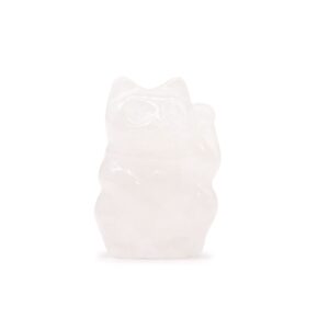 Gemstone Lucky Cat – Rose Quartz | www.artisan-gifts.co.uk