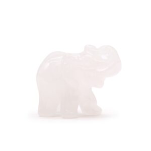 Gemstone Lucky Elephant – Rose Quartz | www.artisan-gifts.co.uk