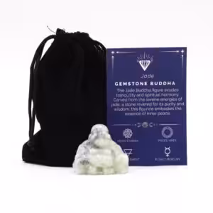 Gemstone Small Buddha – Jade | www.artisan-gifts.co.uk