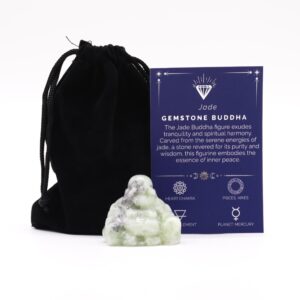 Gemstone Small Buddha – Jade | www.artisan-gifts.co.uk