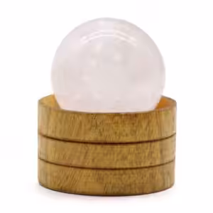 Gemstone Sphere 40mm – Clear Quartz with Stand | www.artisan-gifts.co.uk