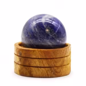 Gemstone Sphere 50mm – Afghan Lapis  with Stand | www.artisan-gifts.co.uk