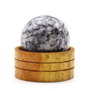 Gemstone Sphere 50mm – Indian Moonstone  with Stand | www.artisan-gifts.co.uk