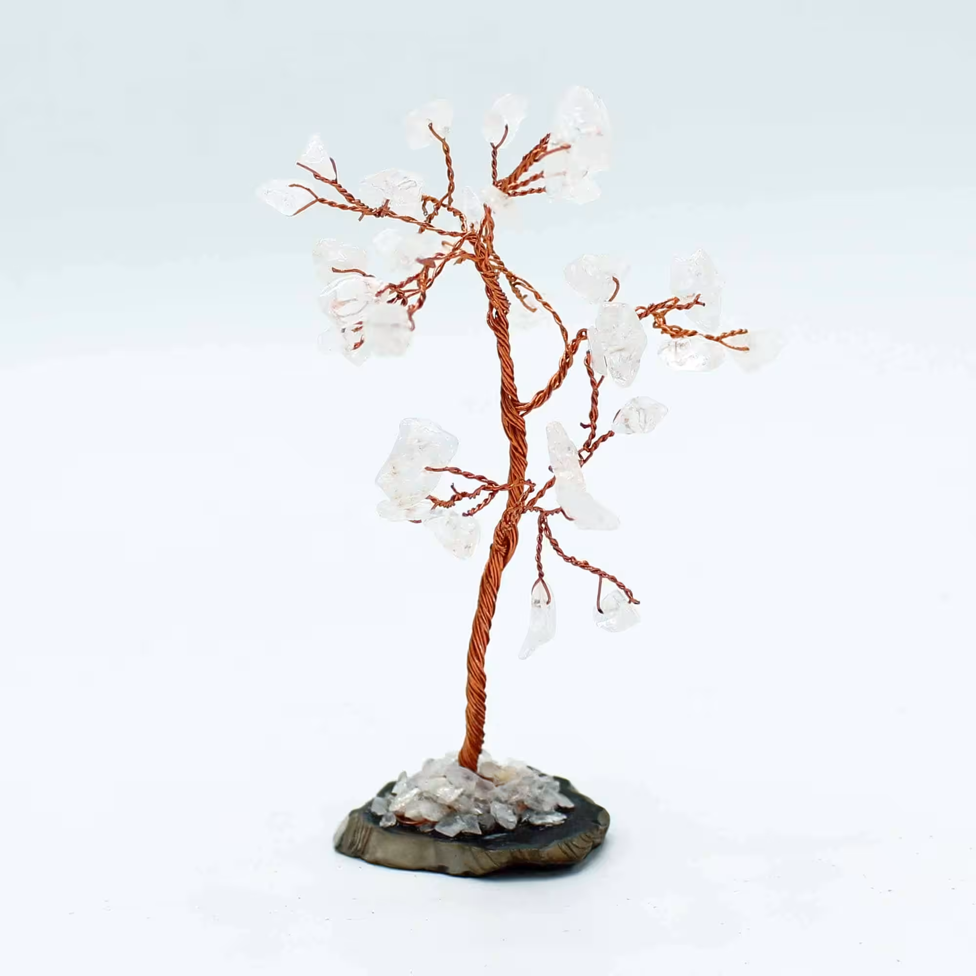Gemstone Tree – Rock Quartz on Black Agate Base (35 stones) | www.artisan-gifts.co.uk 4 Gemstone Tree – Rock Quartz on Black Agate Base (35 stones) | www.artisan-gifts.co.uk 3