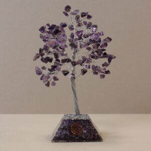 Gemstone Tree with Organite Base – 160 Stone – Amethyst | www.artisan-gifts.co.uk 1