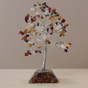Gemstone Tree with Organite Base – 160 Stone – Multi | www.artisan-gifts.co.uk 1
