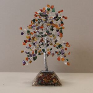 Gemstone Tree with Organite Base – 320 Stone – Multi | www.artisan-gifts.co.uk 1