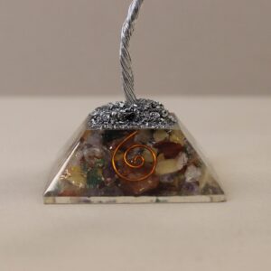 Gemstone Tree with Organite Base – 80 Stone – Multi | www.artisan-gifts.co.uk 1