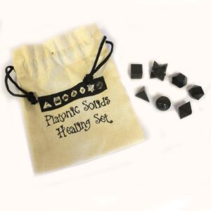 Geometric Seven Piece Black Agate Set | www.artisan-gifts.co.uk 1