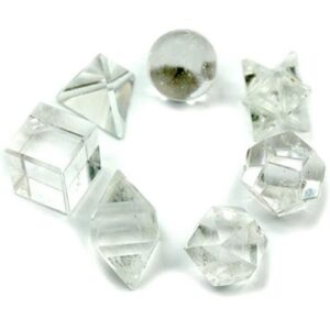 Geometric Seven Piece Crystal Set | www.artisan-gifts.co.uk 1