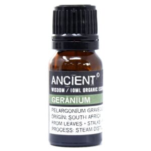 Geranium Organic Essential Oil 10ml | www.artisan-gifts.co.uk 1