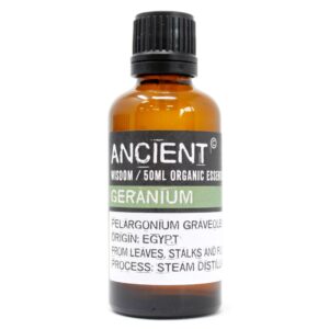 Geranium Organic Essential Oil 50ml | www.artisan-gifts.co.uk