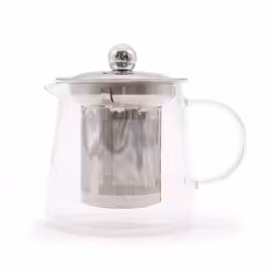 Glass Infuser Teapot – Flask Shape – 350ml | www.artisan-gifts.co.uk