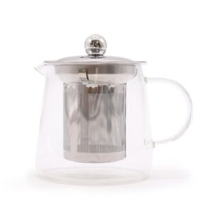 Glass Infuser Teapot – Flask Shape – 350ml | www.artisan-gifts.co.uk