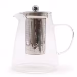 Glass Infuser Teapot – Flask Shape – 950ml | www.artisan-gifts.co.uk