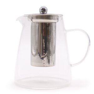 Glass Infuser Teapot – Flask Shape – 950ml | www.artisan-gifts.co.uk
